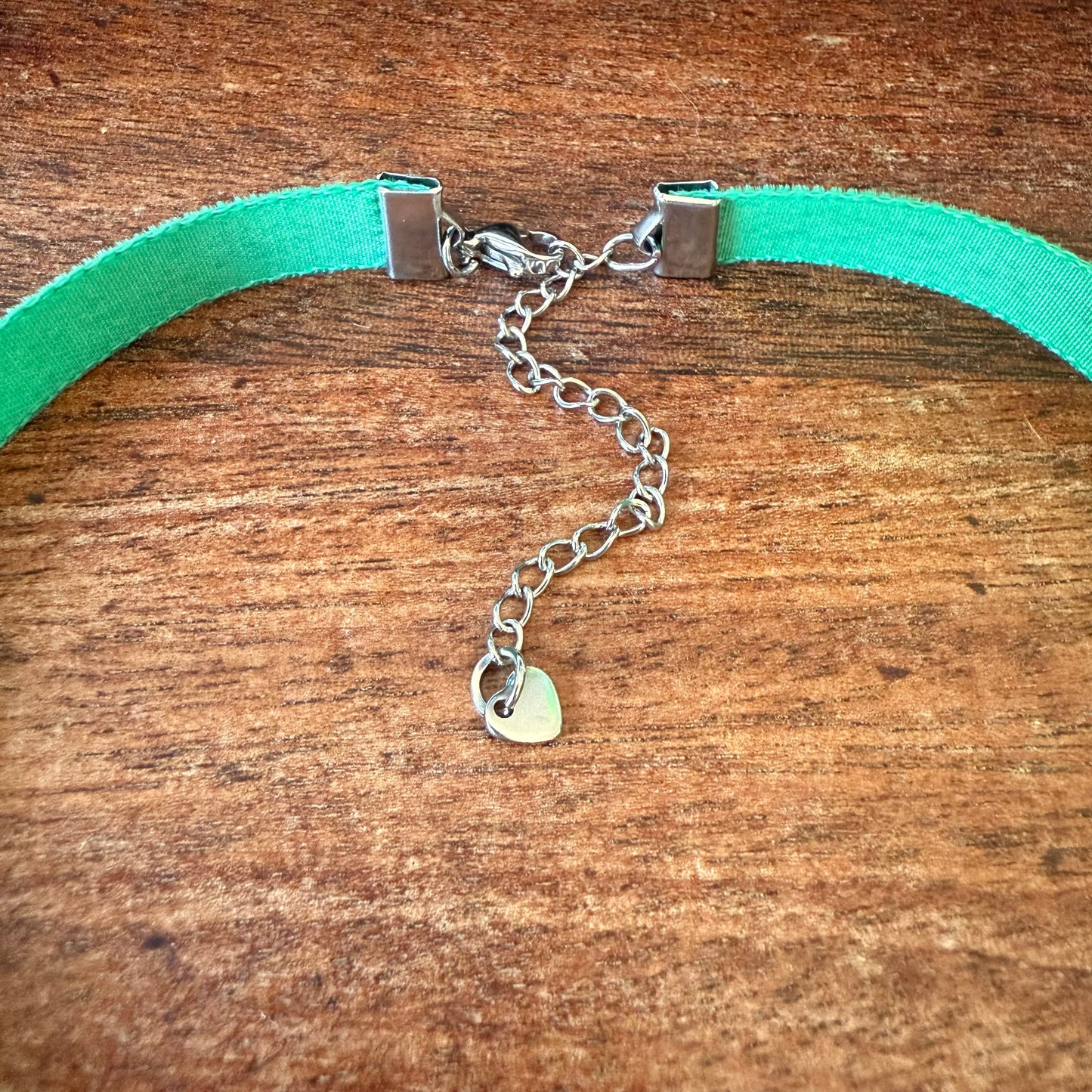 Emerald Green Velvet Choker Necklace