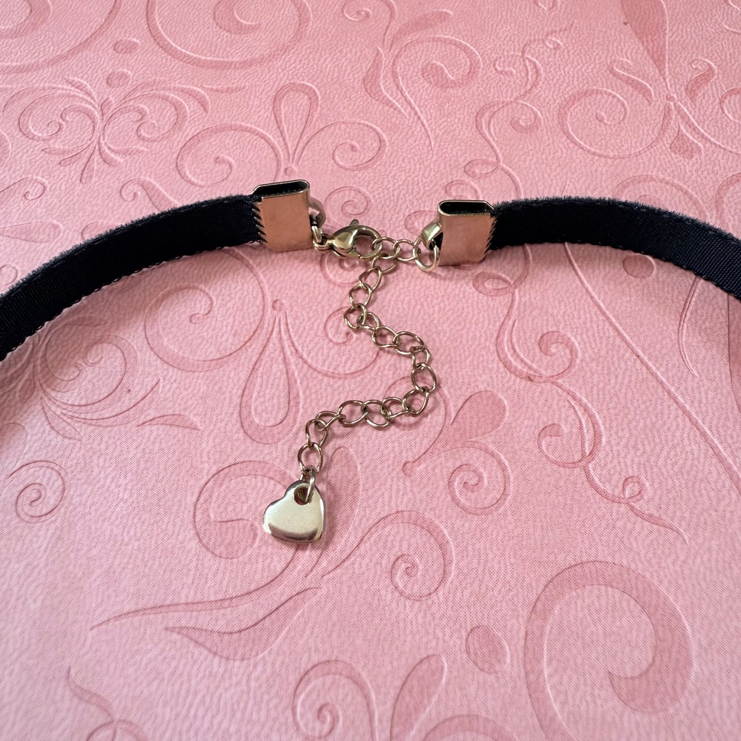 Cross Velvet Choker Necklace