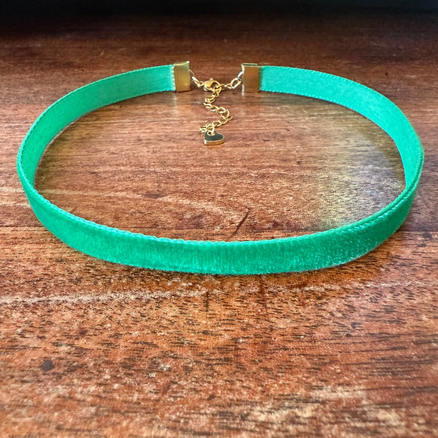 Emerald Green Velvet Choker Necklace