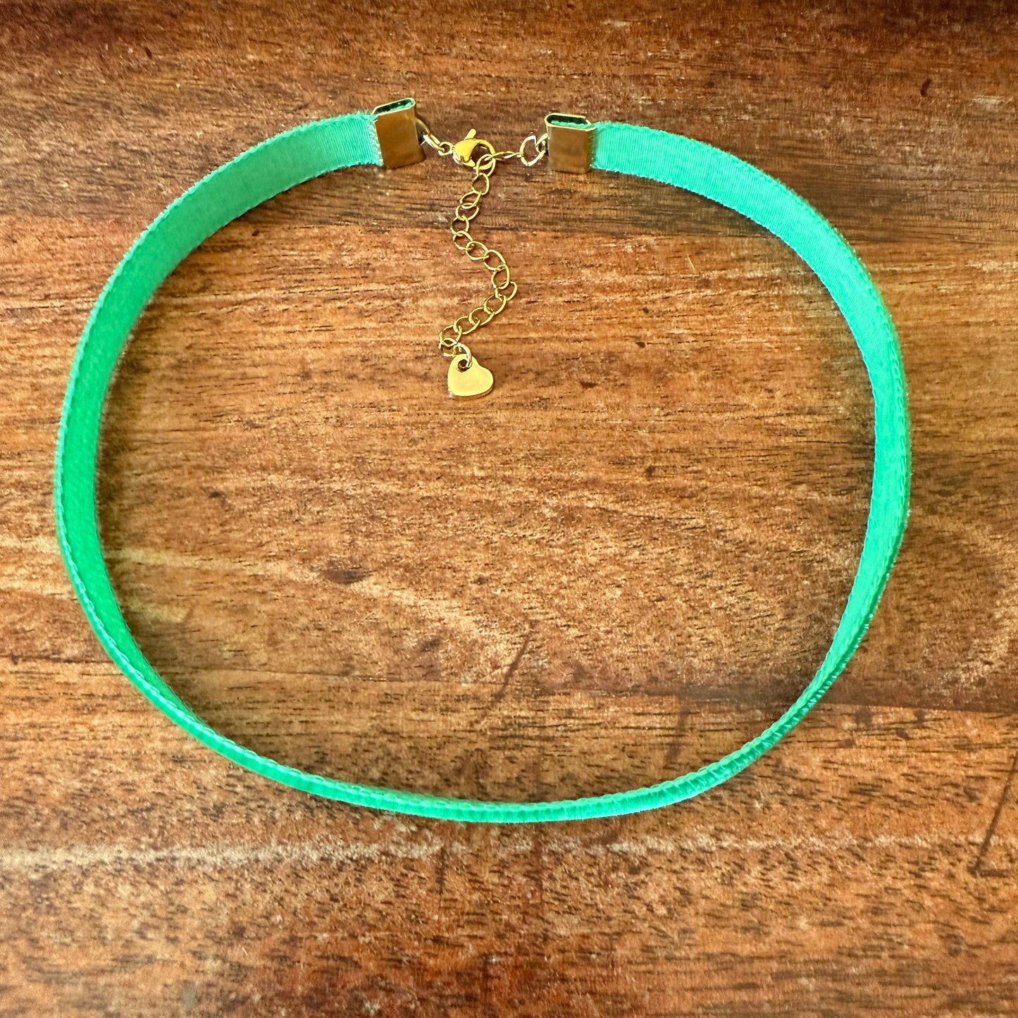 Emerald Green Velvet Choker Necklace