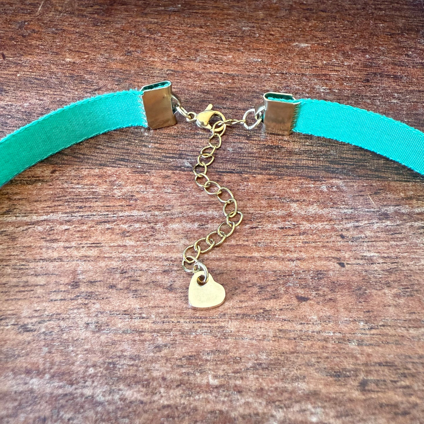 Emerald Green Velvet Choker Necklace