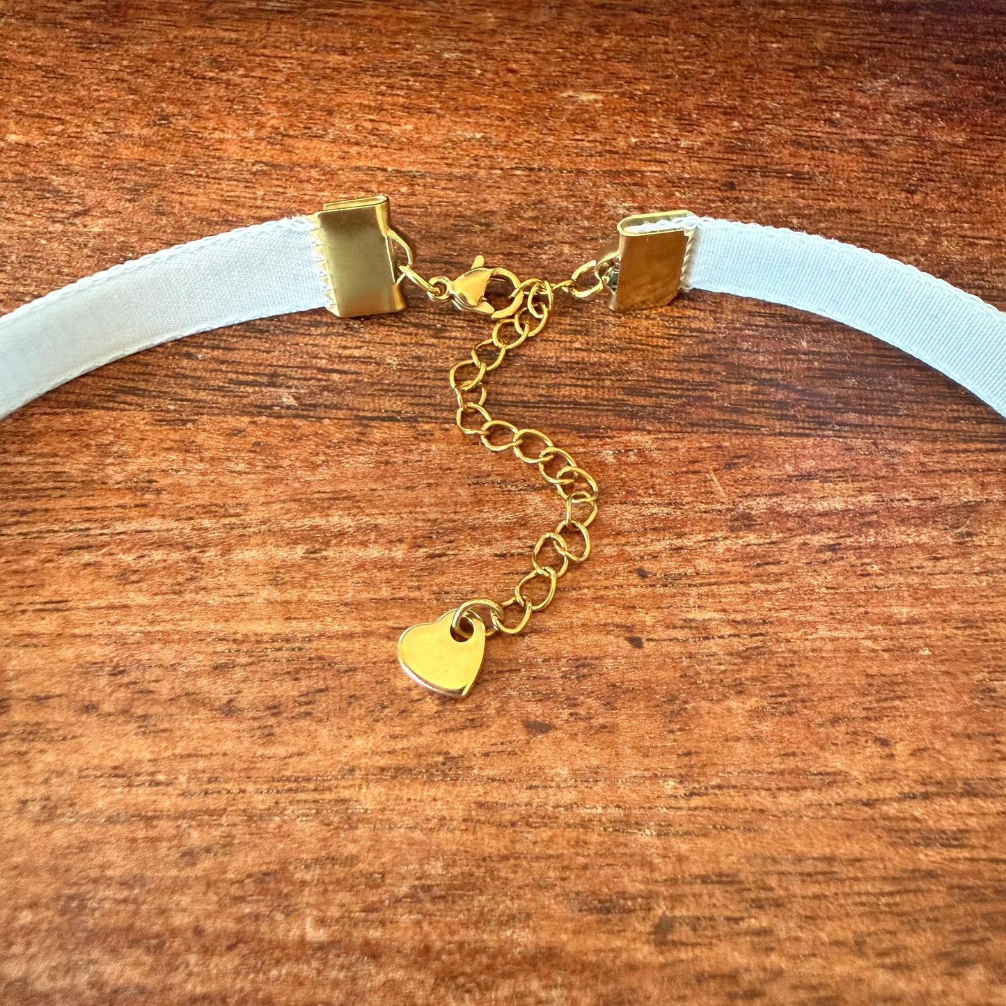 Light Blue Velvet Choker Necklace