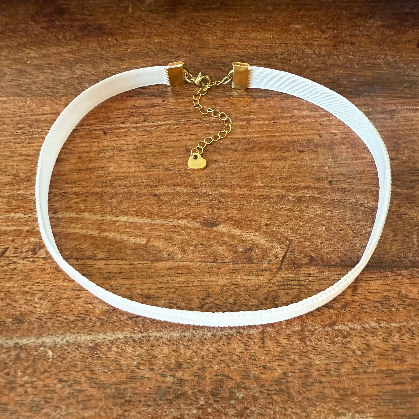 Light Pink Velvet Choker Necklace
