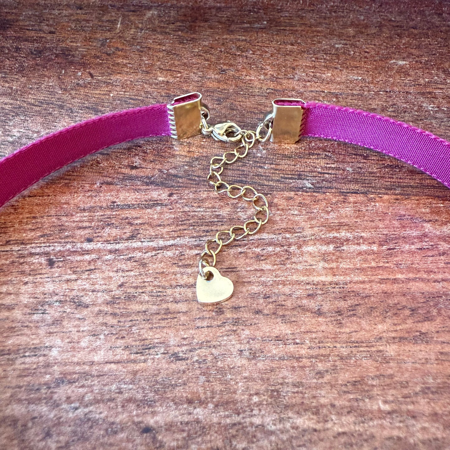 Wine Red Velvet Choker Necklace