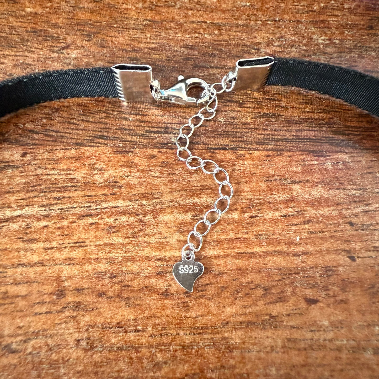 Limited Edition: Sterling Silver Hollow Star Velvet Choker Necklace