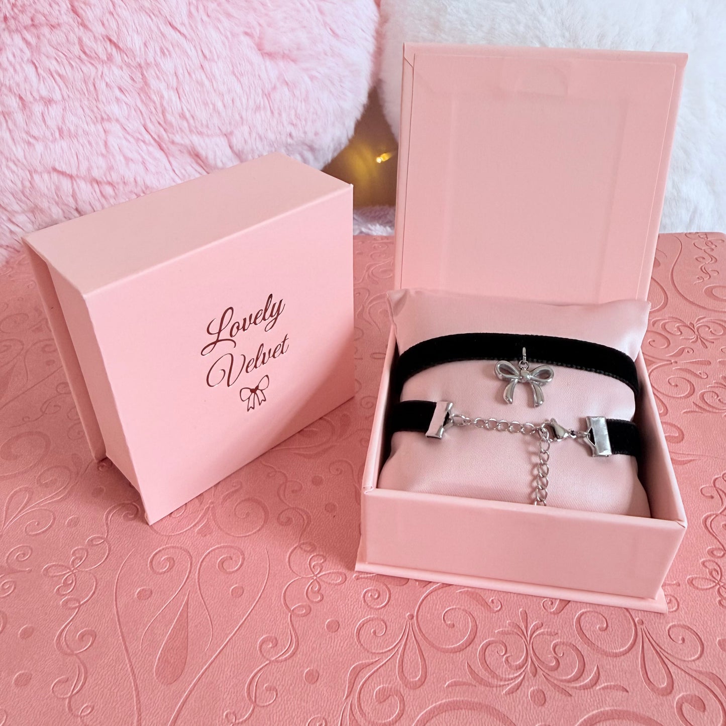 Bow Velvet Choker Necklace
