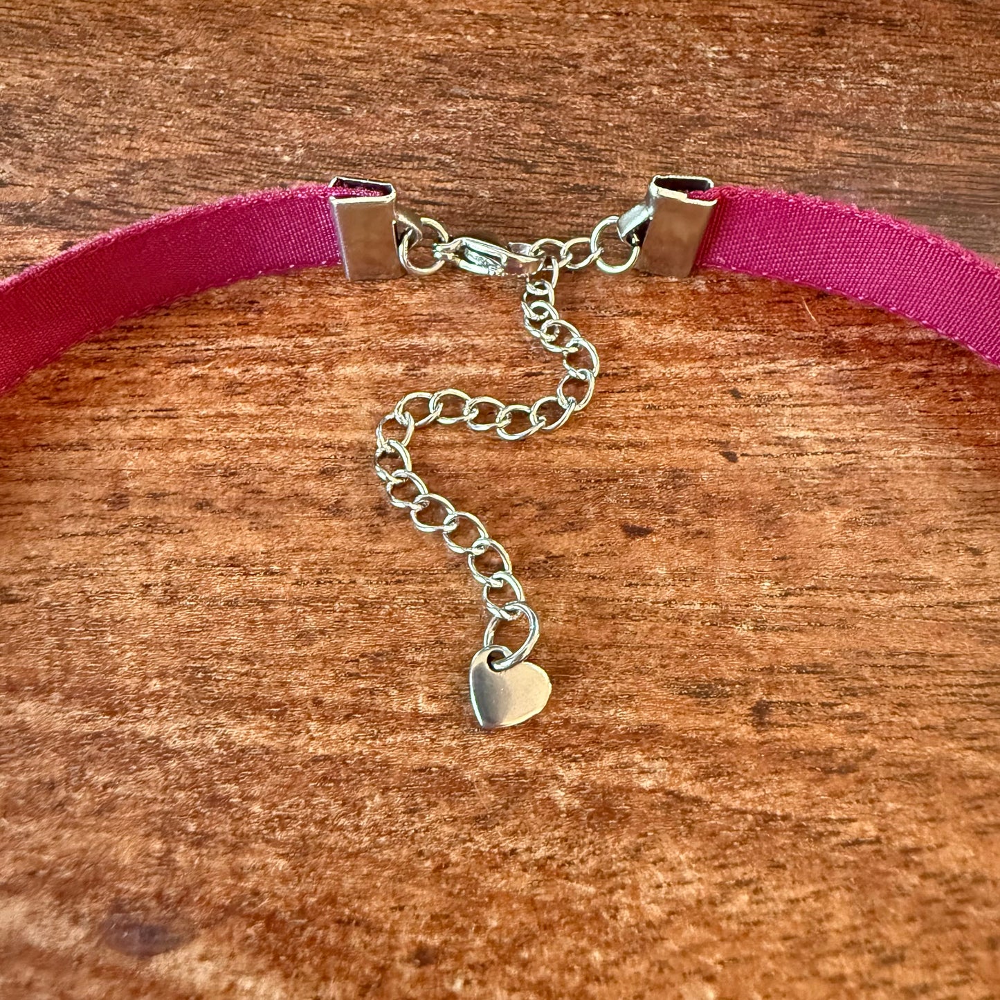 Wine Red Velvet Choker Necklace