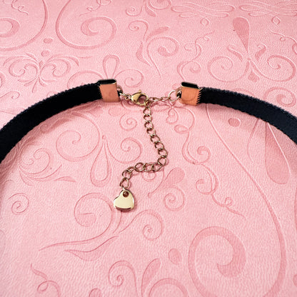 Black Butterfly Velvet Choker Necklace