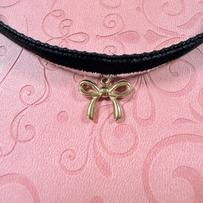 Bow Velvet Choker Necklace