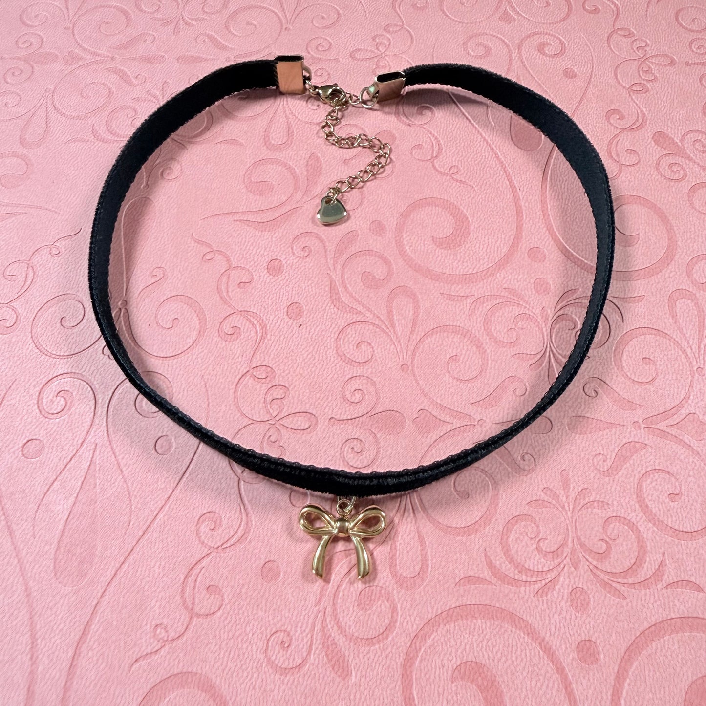 Bow Velvet Choker Necklace