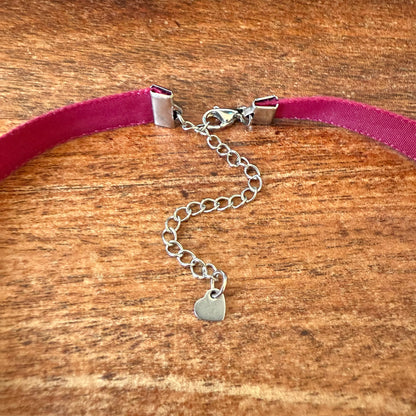 Limited Edition: Cubic Zirconia Star Velvet Choker Necklace