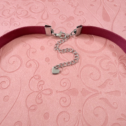 Limited Edition: Cubic Zirconia Star Velvet Choker Necklace
