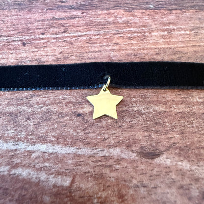 Star Velvet Choker Necklace