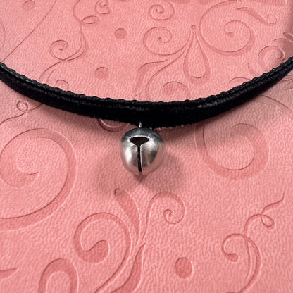 Large Bell Velvet Choker Necklace