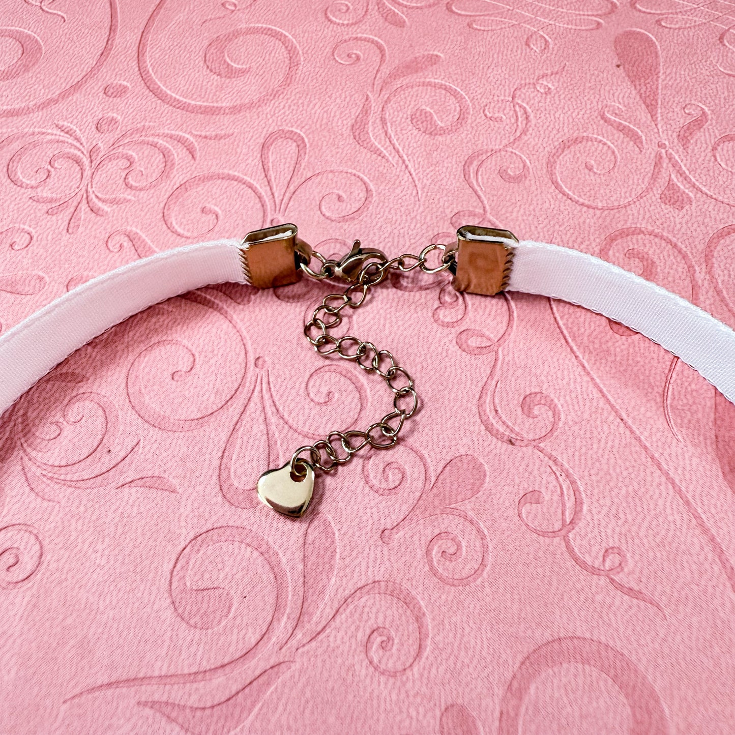 Lavender Mist Butterfly Velvet Choker Necklace