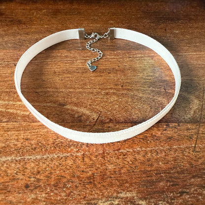 Light Pink Velvet Choker Necklace