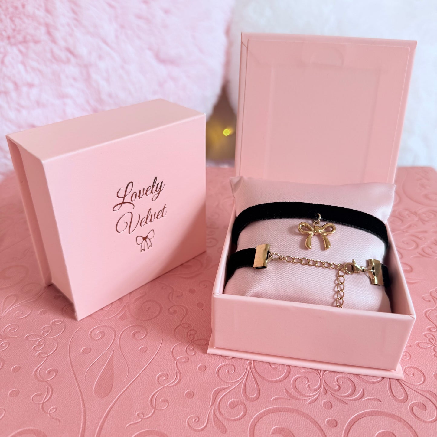 Bow Velvet Choker Necklace