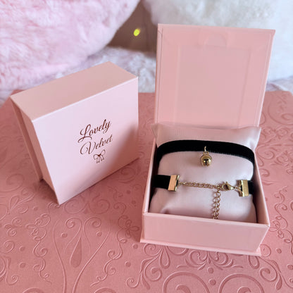 Small Bell Velvet Choker Necklace