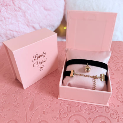 Large Bell Velvet Choker Necklace