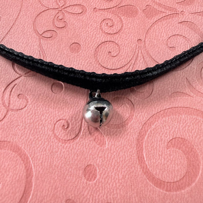 Small Bell Velvet Choker Necklace