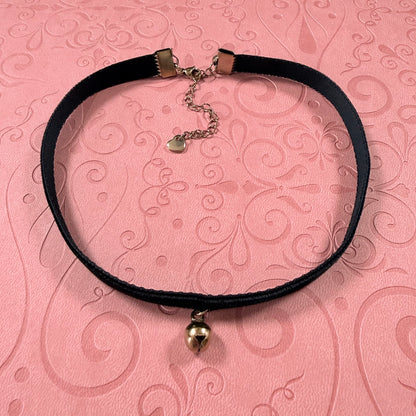 Small Bell Velvet Choker Necklace