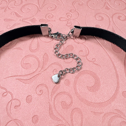 Rose Velvet Choker Necklace