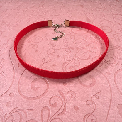Rogue Red Velvet Choker Necklace