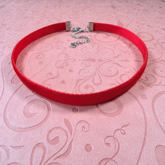 Rogue Red Velvet Choker Necklace