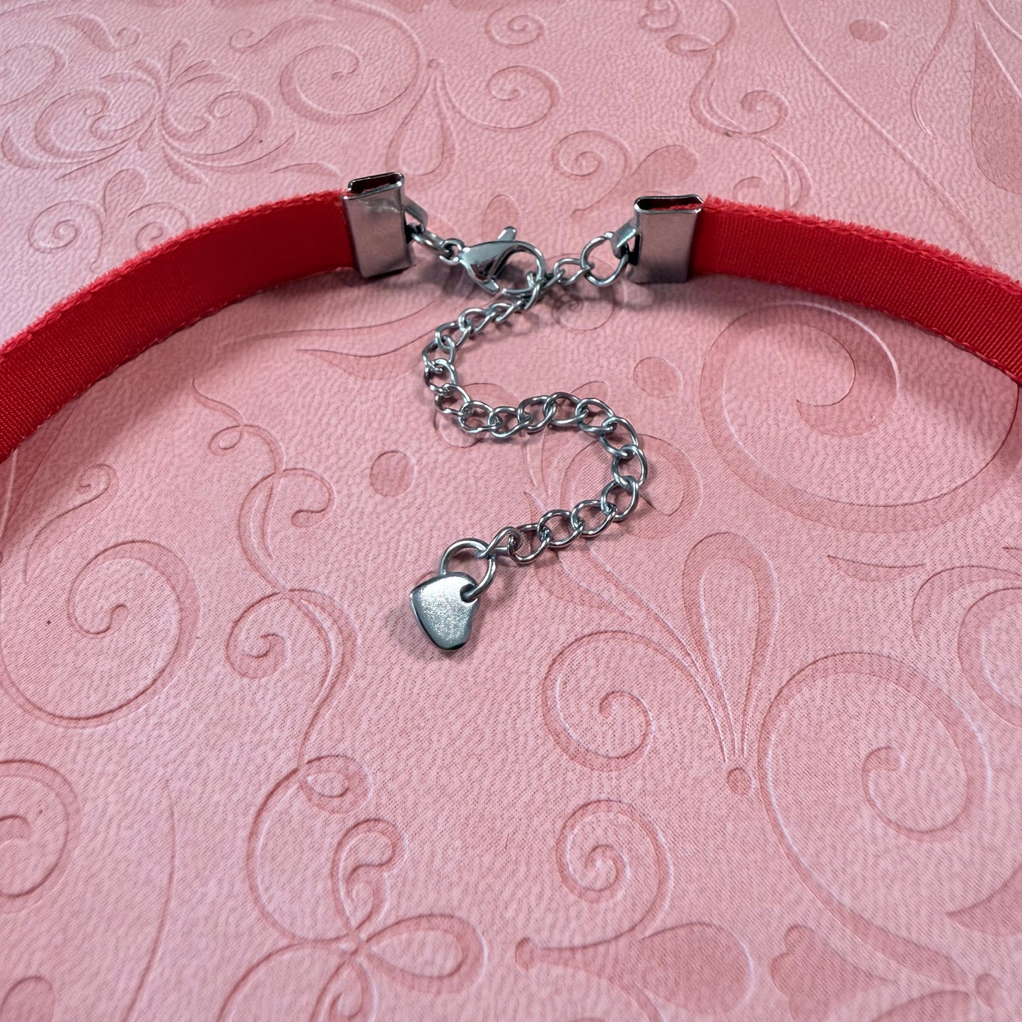 Rogue Red Velvet Choker Necklace