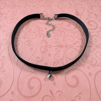 Small Bell Velvet Choker Necklace