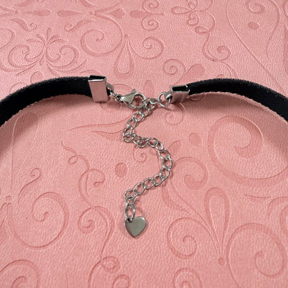 Small Bell Velvet Choker Necklace