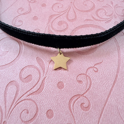 Star Velvet Choker Necklace