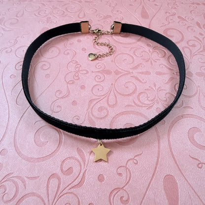 Star Velvet Choker Necklace