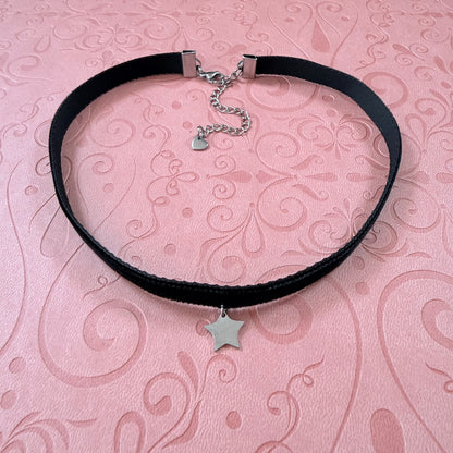 Star Velvet Choker Necklace