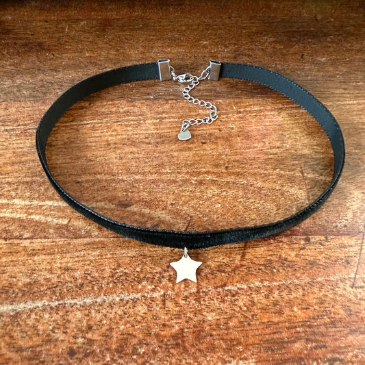 Star Velvet Choker Necklace