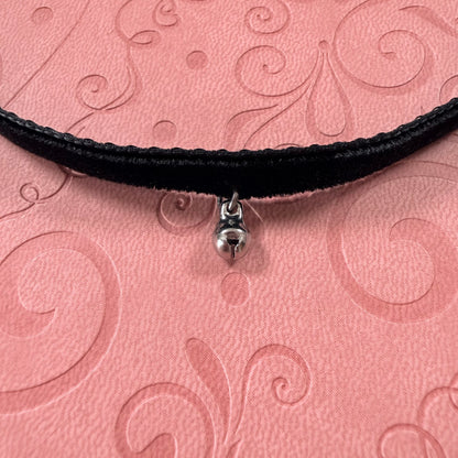 Tiny Bell Velvet Choker Necklace