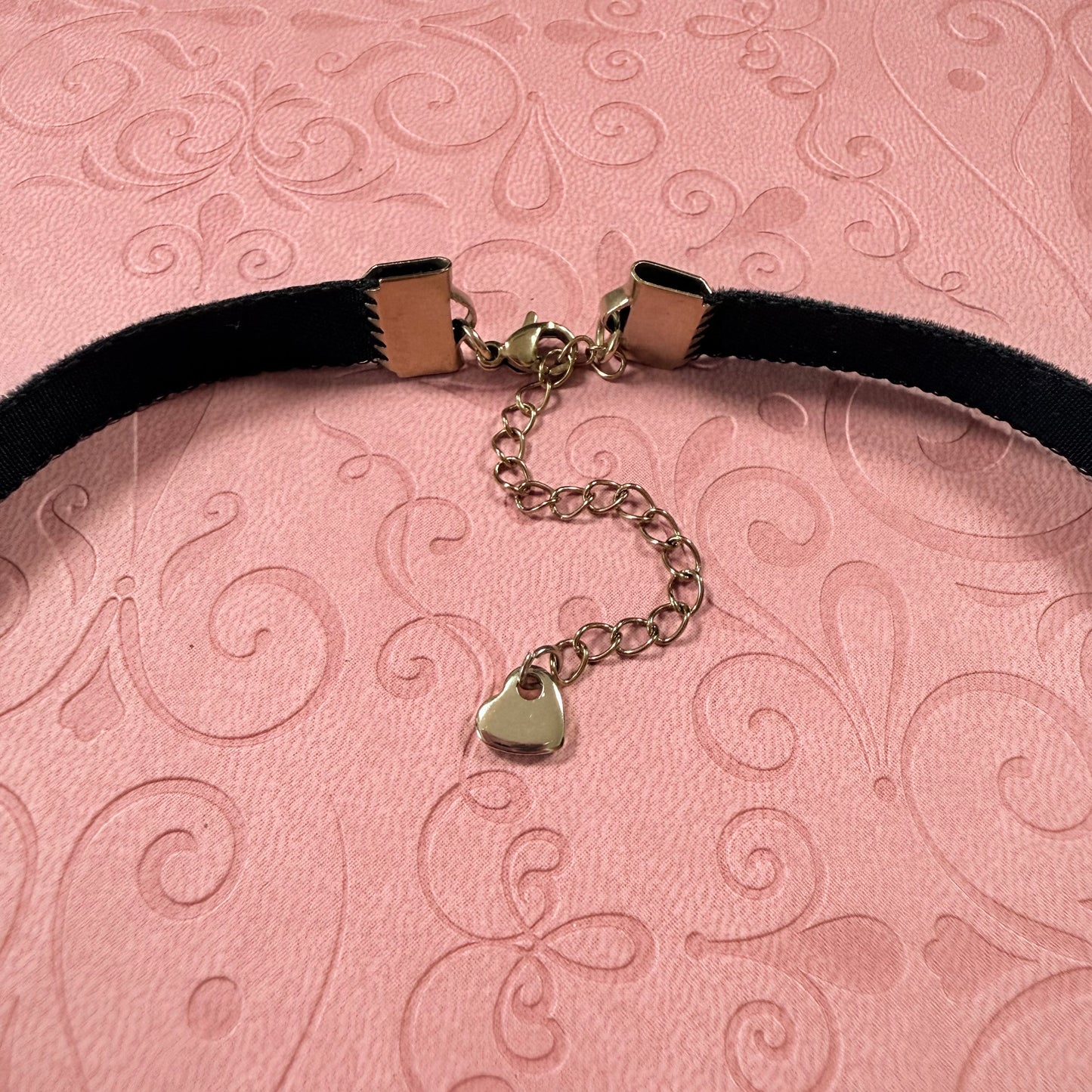 Tiny Bell Velvet Choker Necklace