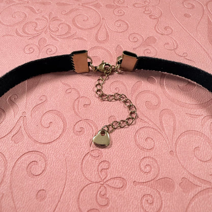 Tiny Bell Velvet Choker Necklace