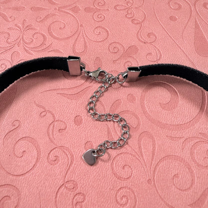 Tiny Bell Velvet Choker Necklace