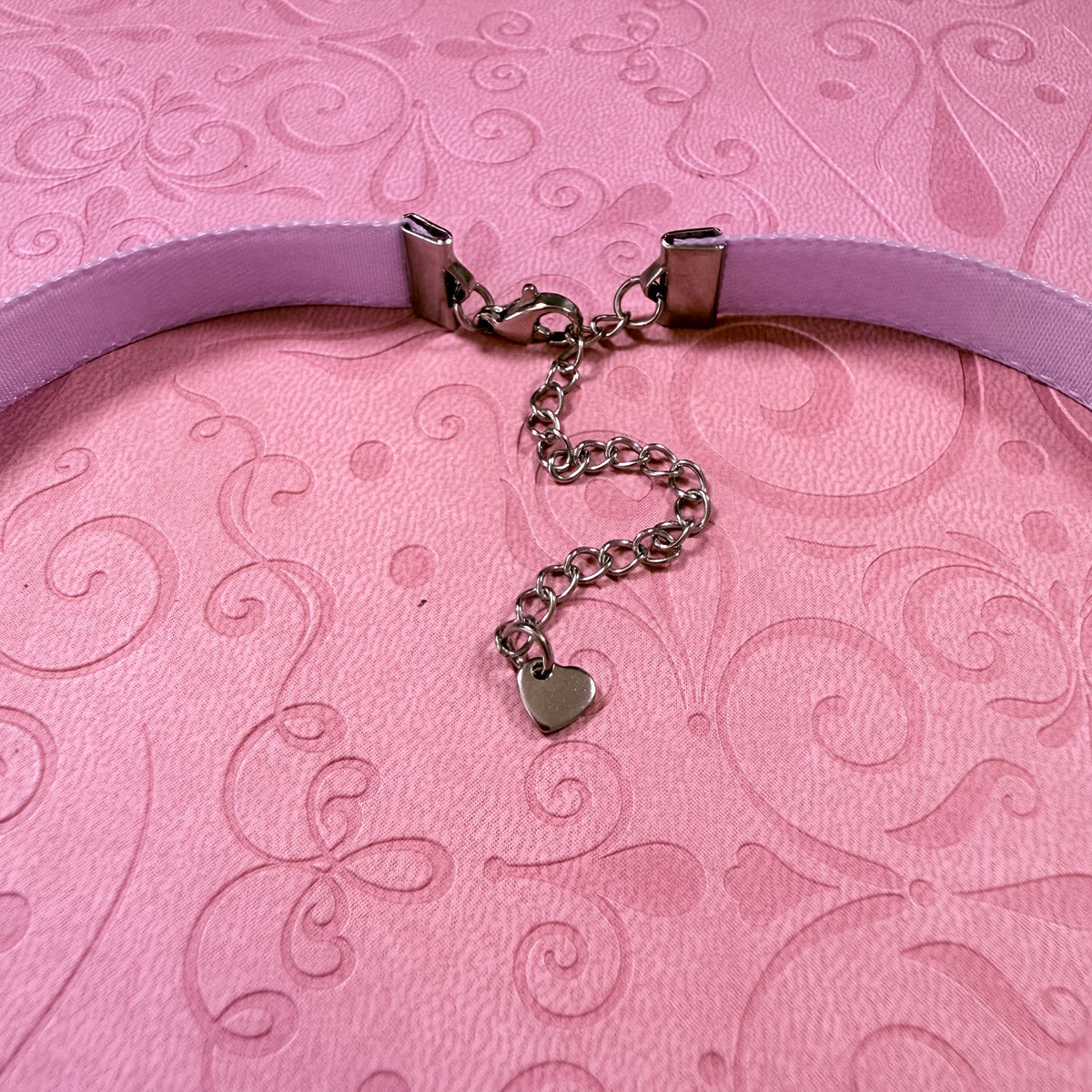 Violet Purple Velvet Choker Necklace