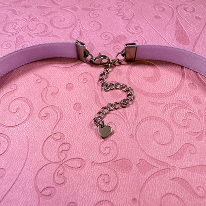 Violet Purple Velvet Choker Necklace